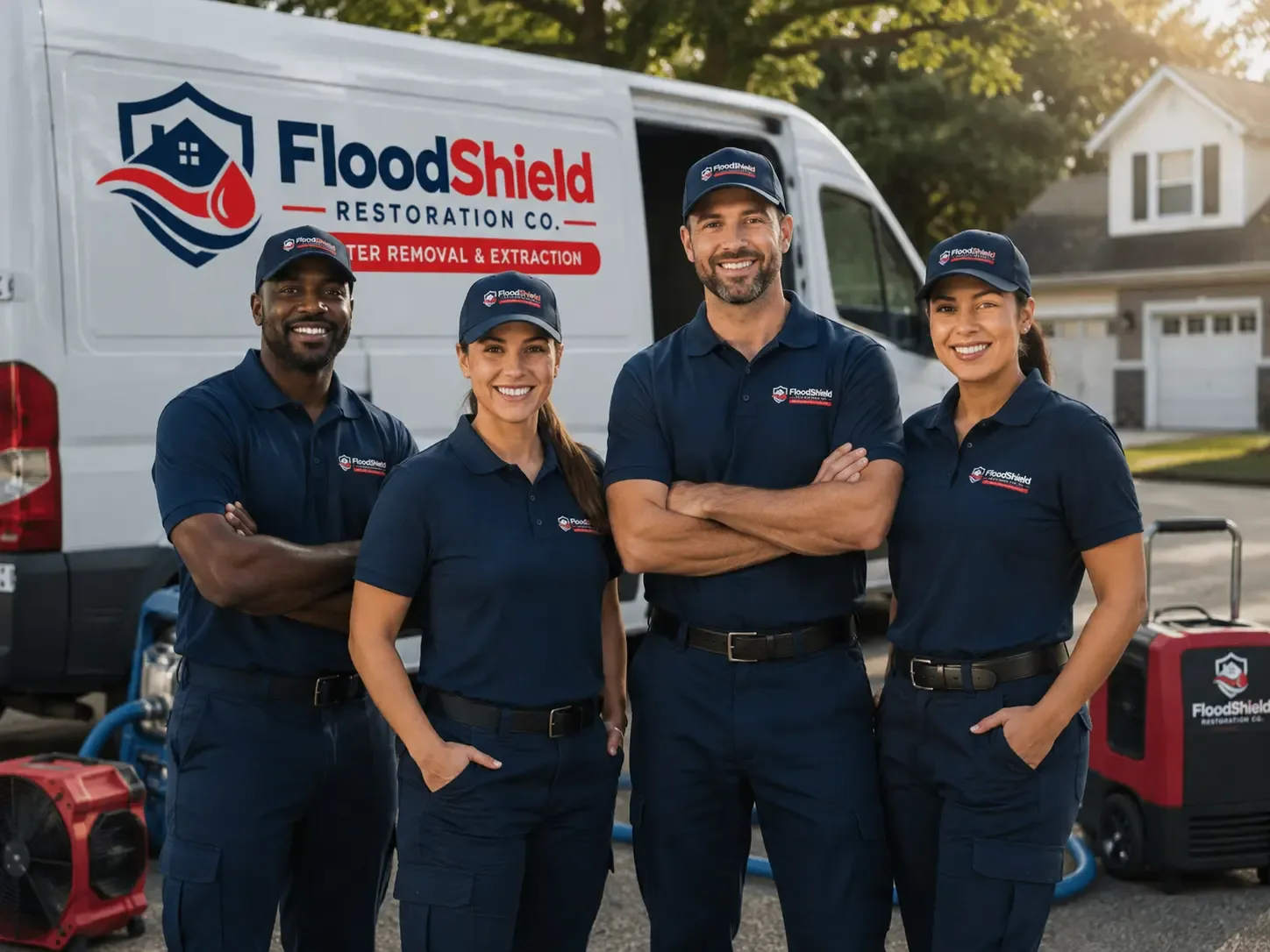 Flood Damage Restoration company in Rowland, PA